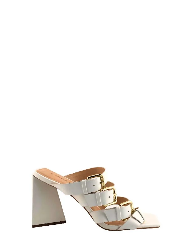 Women's Rhinestone - Embellished Open - Toe Sandals in Silver for a Glamorous Party LookAdira Dress Heel Sandals In White