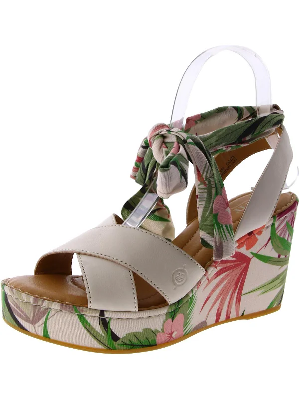 Women's Thong Sandals with a Beaded Design in Multicolor for a Beachy AestheticAiredale Womens Leather Floral Wedge Sandals