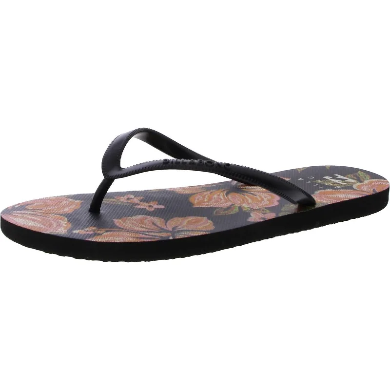 Lightweight Women's Mesh - Paneled Sandals in Yellow for BreathabilityBillabong Womens Thong Flat Flip-Flops