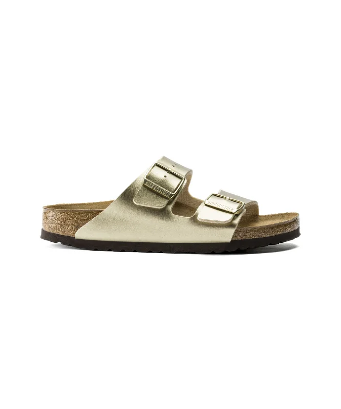 Women's Sandals with a Floral - Printed Upper in Pink for a Feminine Spring LookBIRKENSTOCK ARIZONA REGULAR FIT IN GOLD