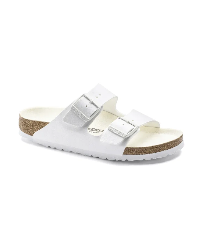 Lightweight Women's Mesh - Paneled Sandals in Yellow for BreathabilityBIRKENSTOCK ARIZONA NARROW FIT IN WHITE