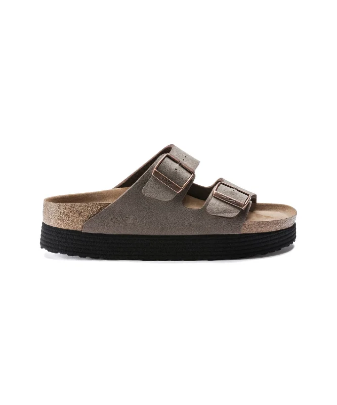 Plus Size Women's Wide - Width Platform Sandals in Black for Added Comfort and HeightBIRKENSTOCK ARIZONA VEGAN IN MOCHA