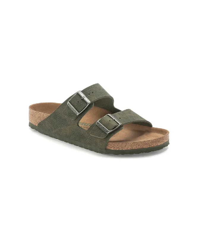 Women's Cork - Soled Espadrille Sandals with a Rope - Trimmed Upper in Navy for a Summer VibeBIRKENSTOCK ARIZONA VEGAN IN THYME