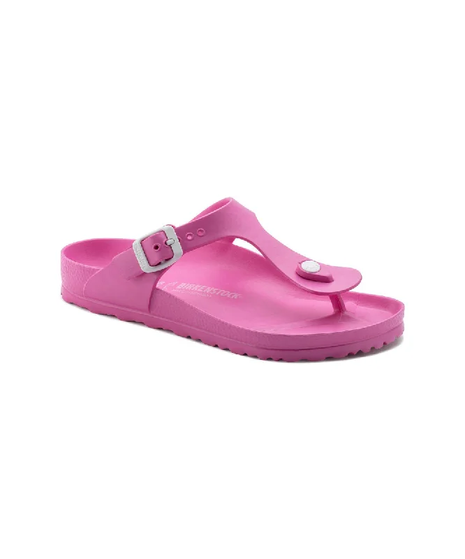 Women's Sandals with a Floral - Printed Upper in Pink for a Feminine Spring LookBIRKENSTOCK GIZEH ESSENTIALS IN PINK