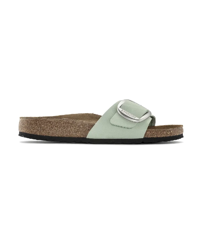 Orthopedic Women's Sandals with Arch Support in Gray for Foot HealthBIRKENSTOCK MADRID BIG BUCKLE NARROW FIT IN MINT