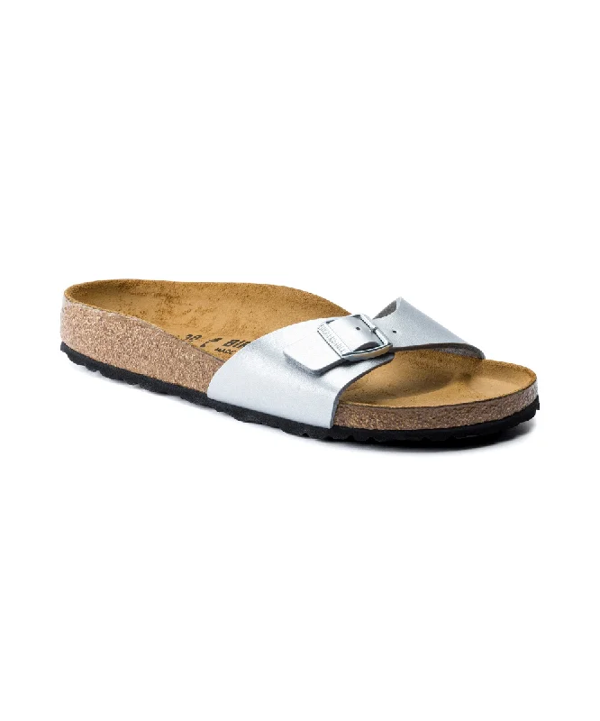 Shock - Absorbing Women's Sandals with a Soft Insole in Black for Active LifestylesBIRKENSTOCK MADRID IN BRONZE