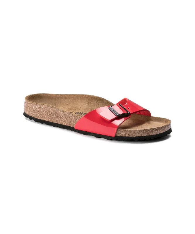 Women's Sandals with a Wedge Heel and a Tassel Detail in Orange for a Trendy LookBIRKENSTOCK MADRID IN CHERRY