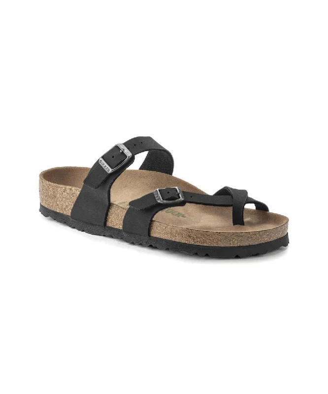 Women's Thong Sandals with a Beaded Design in Multicolor for a Beachy AestheticBIRKENSTOCK MAYARI VEGAN IN BLACK