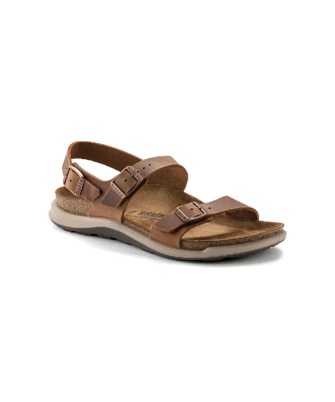 Shock - Absorbing Women's Sandals with a Soft Insole in Black for Active LifestylesBIRKENSTOCK SONORA IN GINGER BROWN