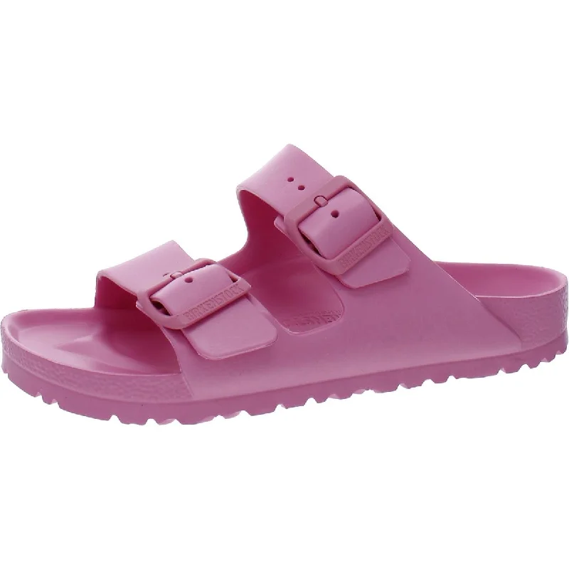 Women's Sandals with a Floral - Printed Upper in Pink for a Feminine Spring LookBirkenstock Womens Slip On Flat Pool Slides