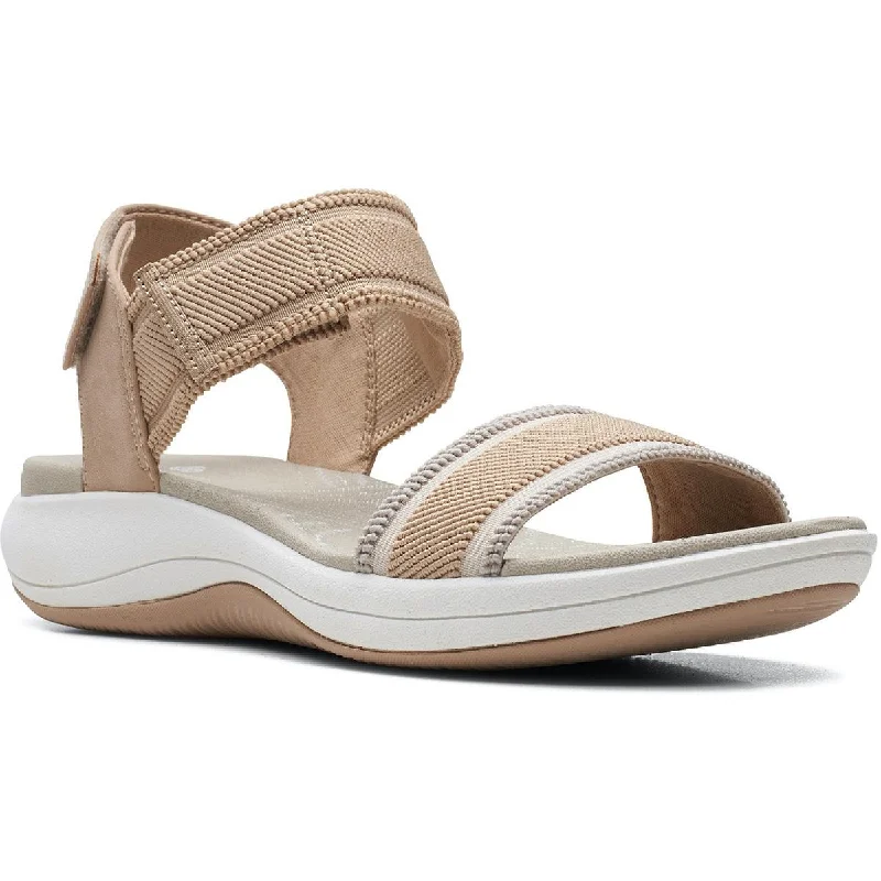 Child - Friendly Women's Sandals with a Secure Buckle in Purple for Moms on the GoCloudsteppers by Clarks Womens Mira Sea Ankle Slip On Strap Sandals