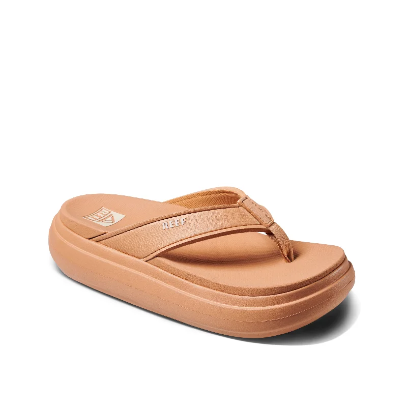 Sustainable Women's Recycled Material Sandals in Beige for Eco - Conscious ShoppersCushion Bondi