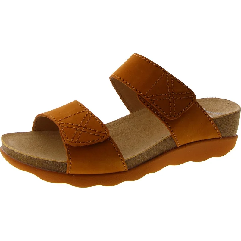 Child - Friendly Women's Sandals with a Secure Buckle in Purple for Moms on the GoDansko Womens Maddy Milled Nubuck Slip On Wedge Sandals