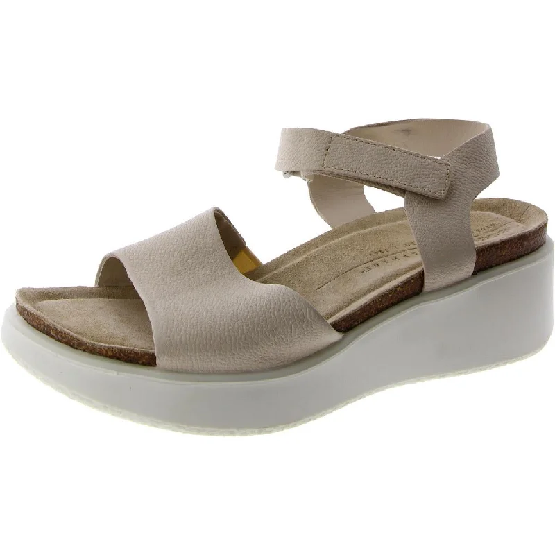 Child - Friendly Women's Sandals with a Secure Buckle in Purple for Moms on the GoECCO Womens Adjustable Open Toe Wedge Sandals