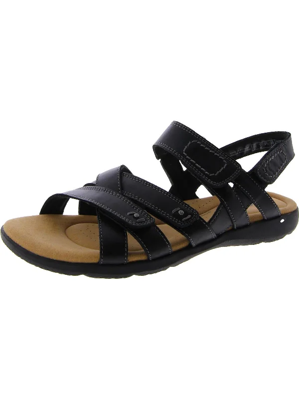 Orthopedic Women's Sandals with Arch Support in Gray for Foot HealthElizabelle Gem Womens Leather Ankle Strap Strappy Sandals