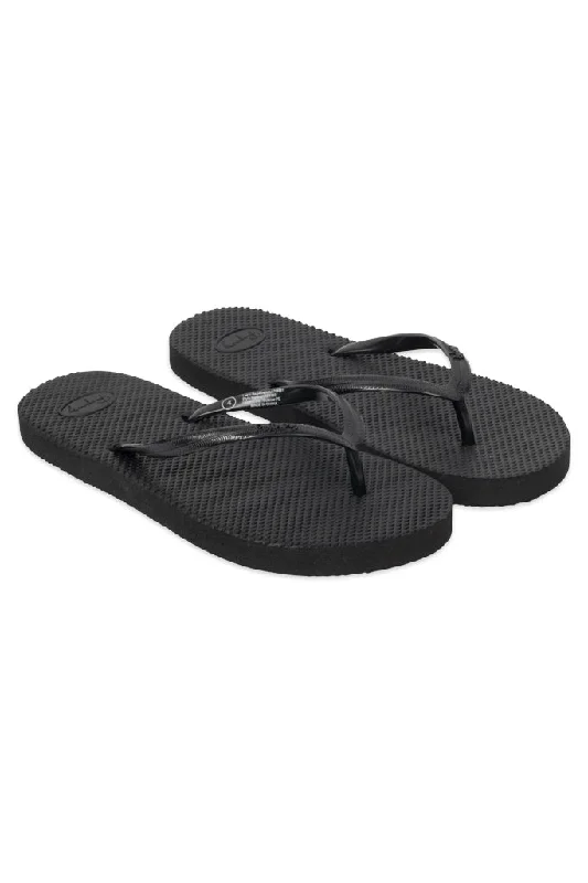 Child - Friendly Women's Sandals with a Secure Buckle in Purple for Moms on the GoFlip Flops _ 151132 _ Black