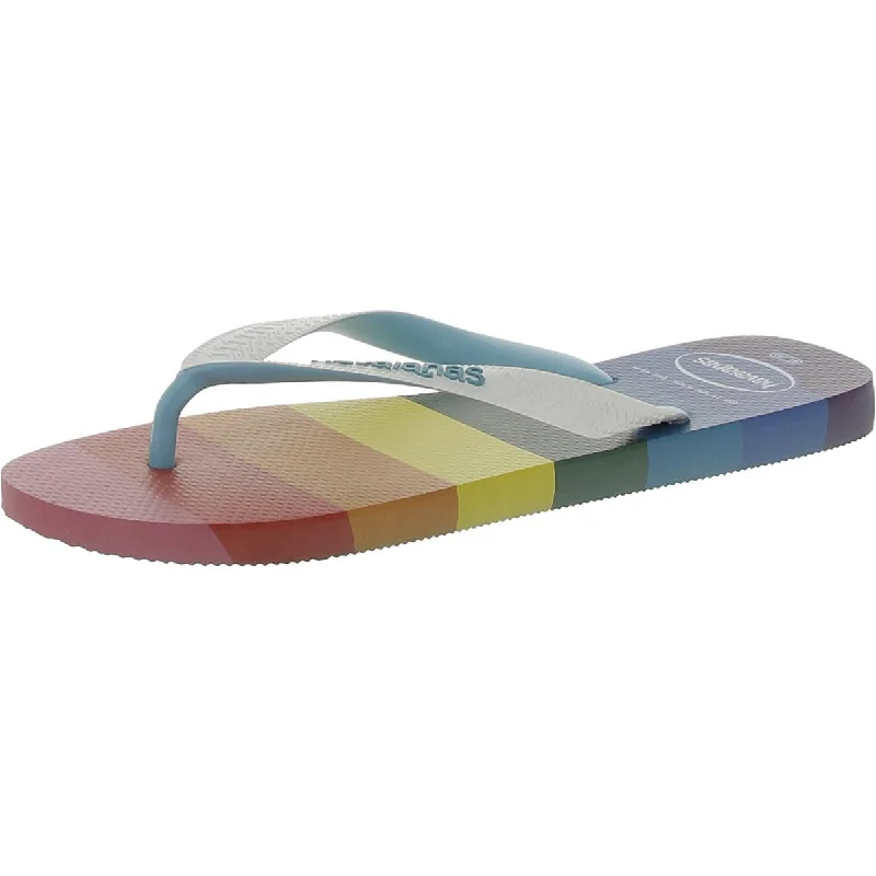 Lightweight Women's Mesh - Paneled Sandals in Yellow for BreathabilityHavaianas Womens Laceless Rubber Thong Sandals