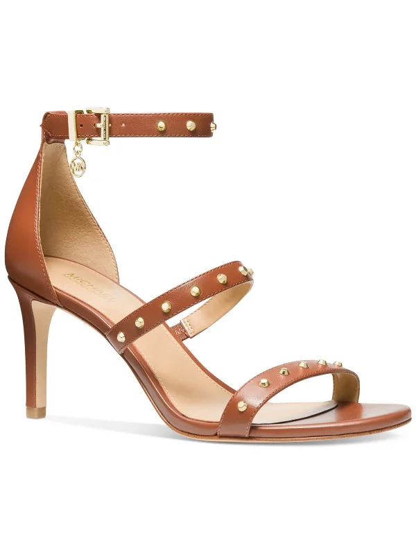 Women's Sandals with a Floral - Printed Upper in Pink for a Feminine Spring LookKoda Womens Studded Leather Heels