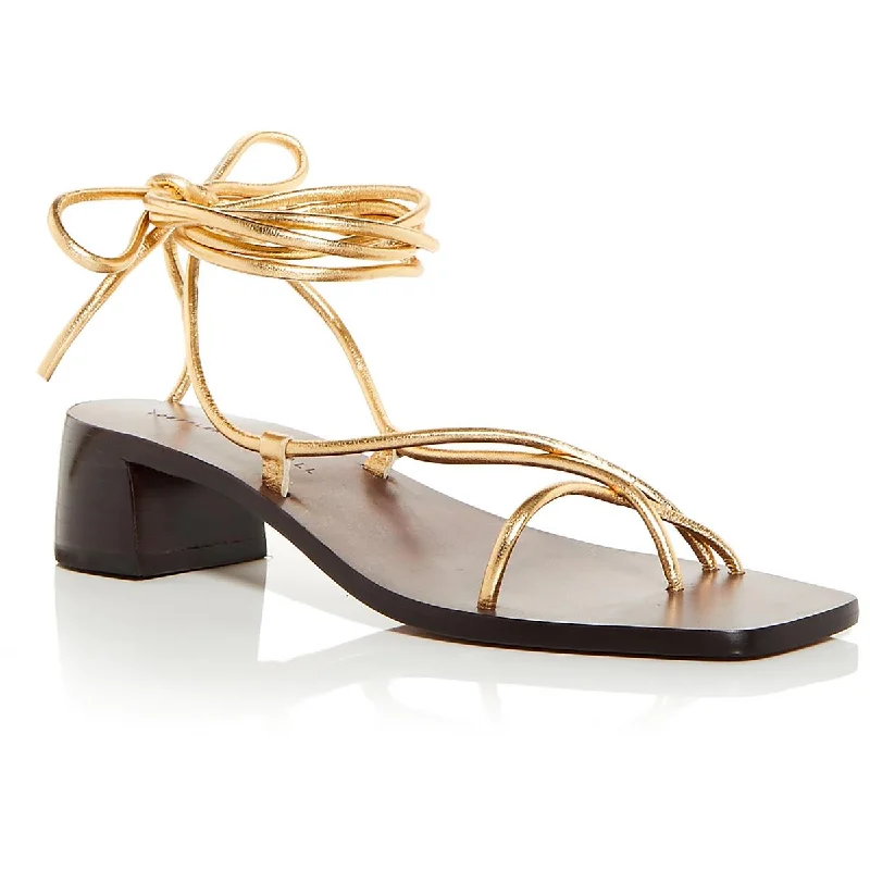 Child - Friendly Women's Sandals with a Secure Buckle in Purple for Moms on the GoLoeffler Randall Womens Coby Leather Metallic Slingback Sandals