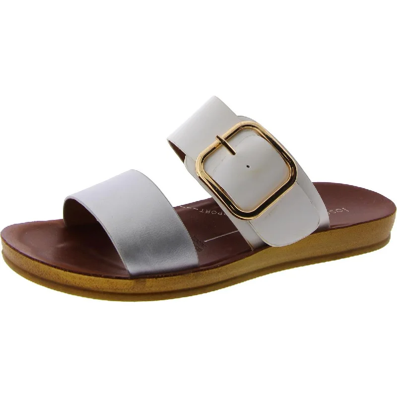 Child - Friendly Women's Sandals with a Secure Buckle in Purple for Moms on the GoLos Cabos Womens Doti Faux Leather Arch Support Slide Sandals