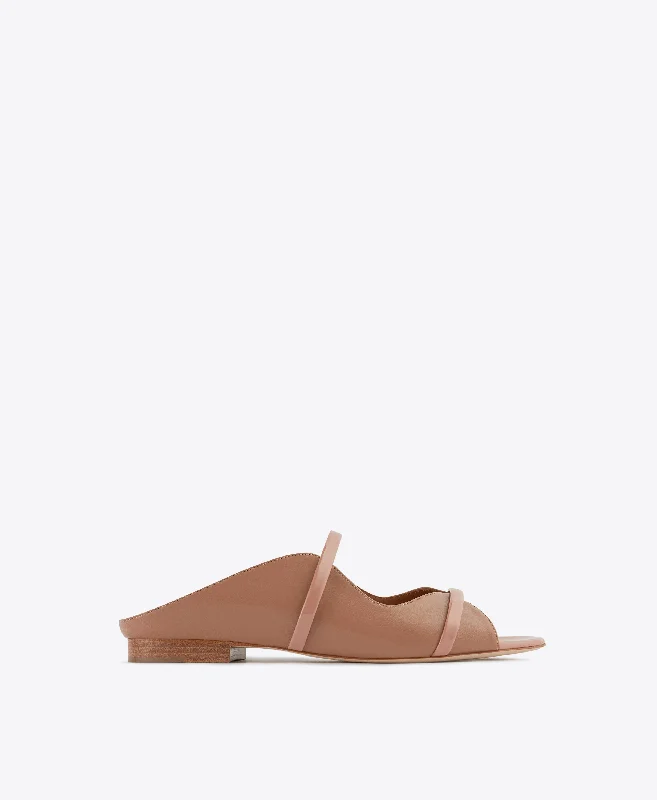 Norah Blush Leather Flats