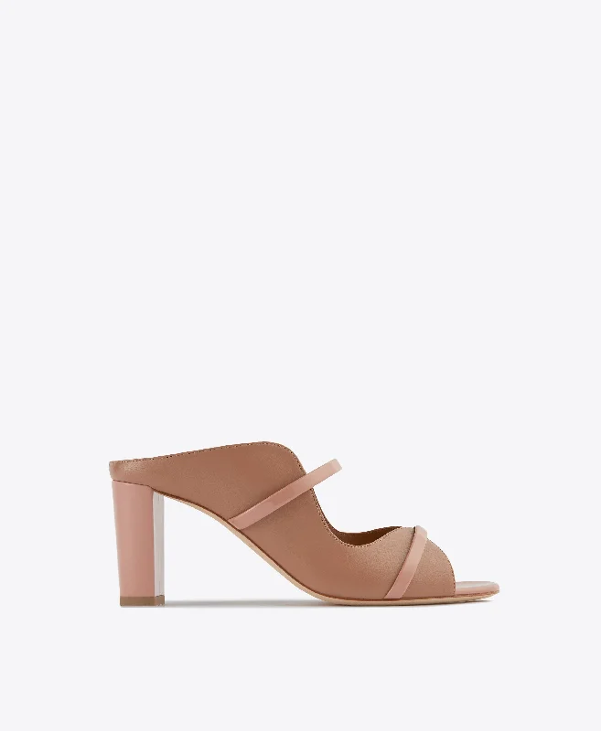 Norah 70 Blush Leather Sandals