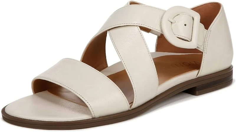 Orthopedic Women's Sandals with Arch Support in Gray for Foot HealthPacifica In Cream