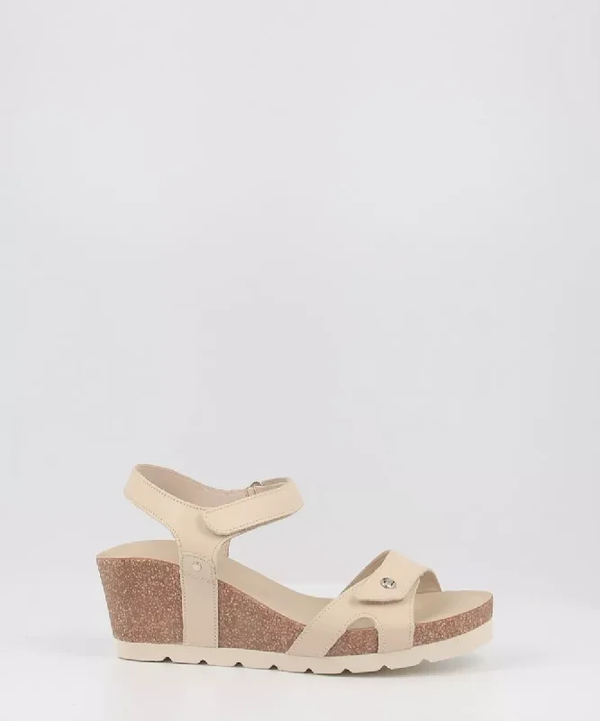 Women's Sandals with a Glitter - Coated Strap in Gold for a Sparkly Summer OutfitPANAMA JACK SANDALS WITH LEATHER LINING