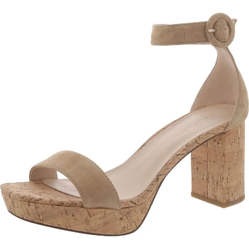 Sustainable Women's Recycled Material Sandals in Beige for Eco - Conscious ShoppersPelle Moda Womens Leather Ankle Strap Heels