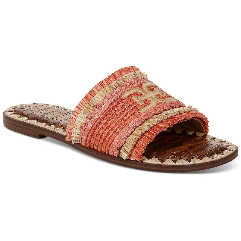 Women's Sandals with a Floral - Printed Upper in Pink for a Feminine Spring LookSam Edelman Womens Georgia Mules Slip On Slide Sandals