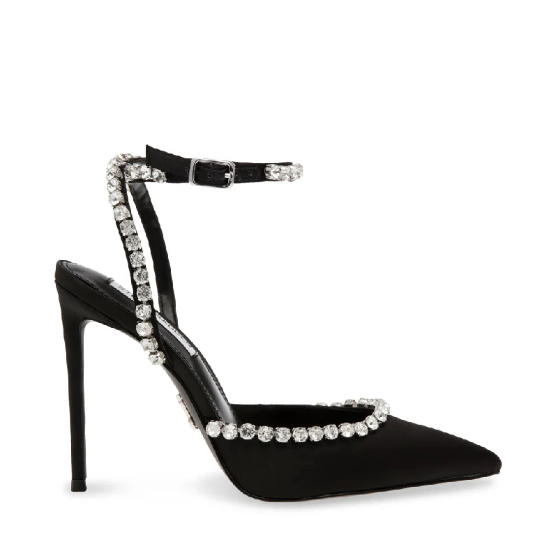 Women's Rhinestone - Embellished Open - Toe Sandals in Silver for a Glamorous Party LookSTEVE MADDEN VAMPER SANDAL