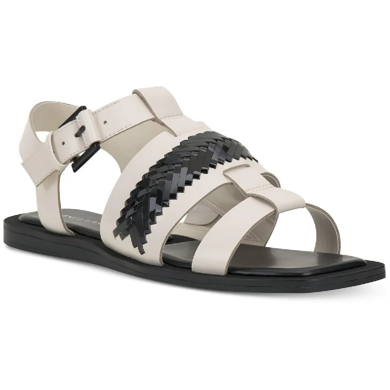 Child - Friendly Women's Sandals with a Secure Buckle in Purple for Moms on the GoVince Camuto Womens BACHELEN Faux Leather Square toe Gladiator Sandals