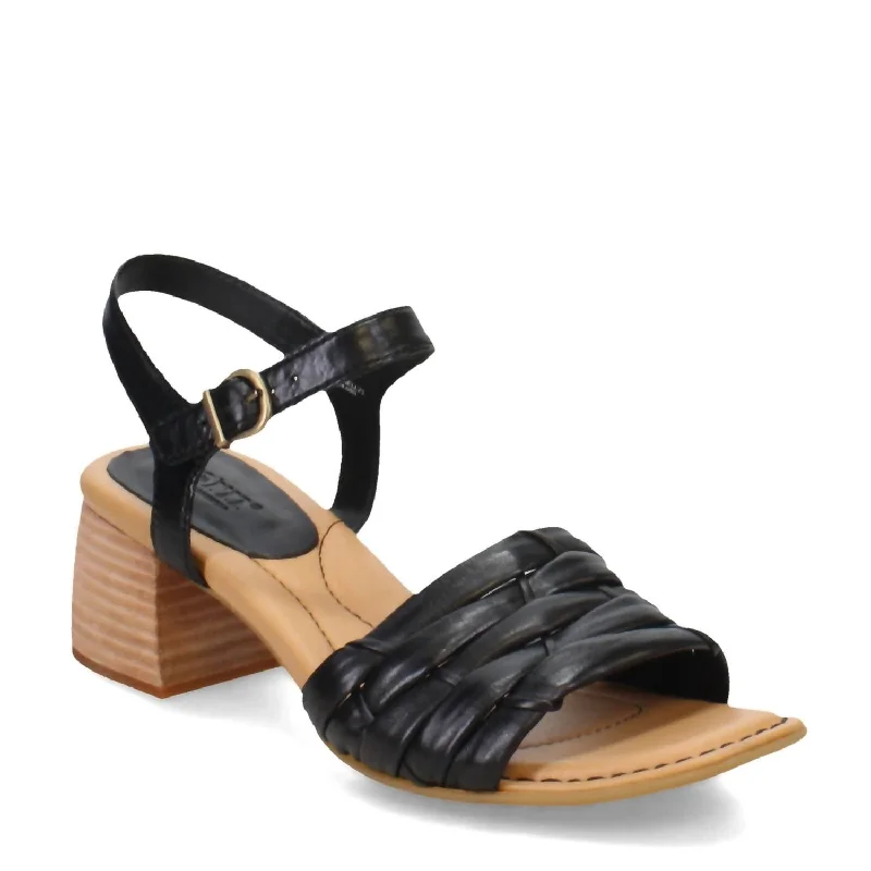 Lightweight Women's Mesh - Paneled Sandals in Yellow for BreathabilityWomen Shonie Sandal In Black