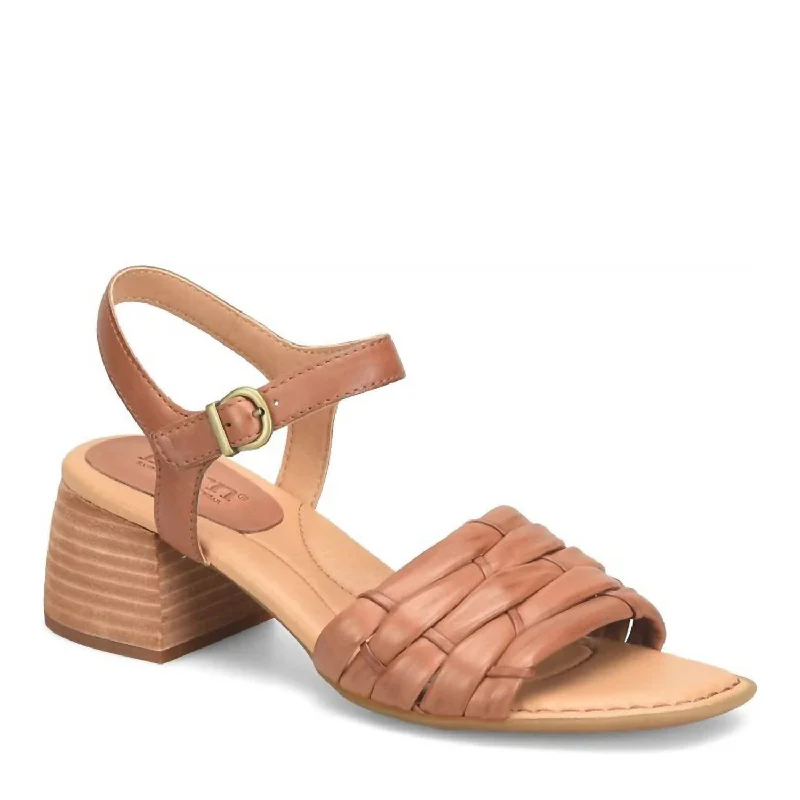 Child - Friendly Women's Sandals with a Secure Buckle in Purple for Moms on the GoWomen Shonie Sandal In Brown