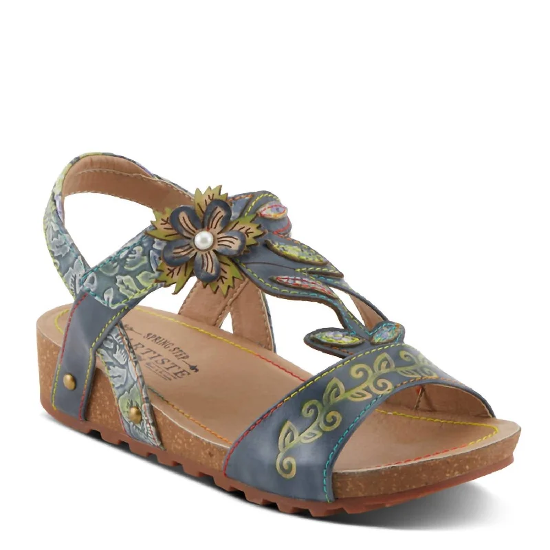 Women's Thong Sandals with a Beaded Design in Multicolor for a Beachy AestheticWomen's Beloved Sandals In Teal Multi