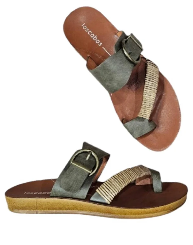 Women's Sandals with a Glitter - Coated Strap in Gold for a Sparkly Summer OutfitWomen's Bria Sandals In Khaki