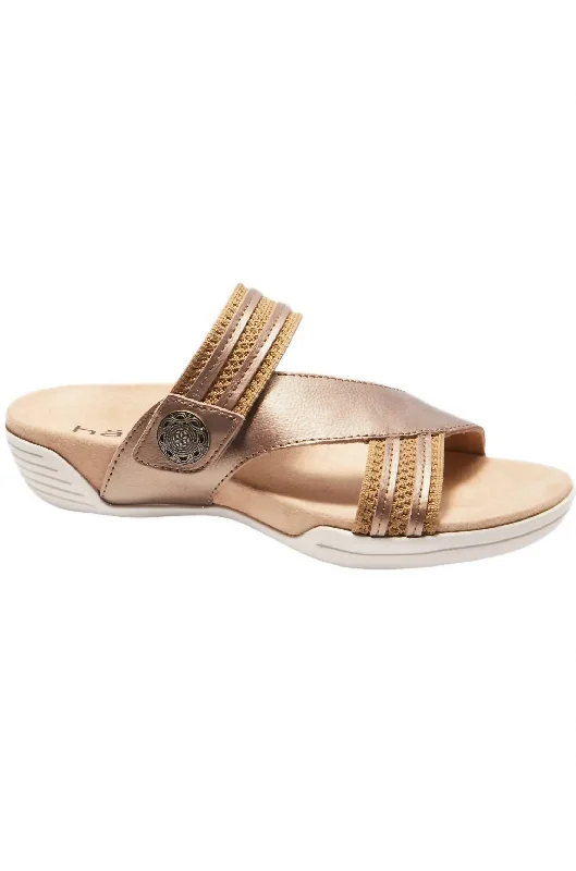 Women's Thong Sandals with a Beaded Design in Multicolor for a Beachy AestheticWomen's Desiree Sandal In Bronze