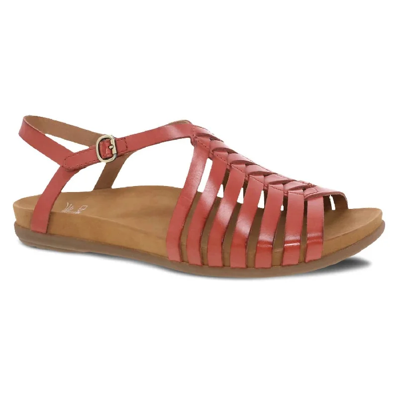 Plus Size Women's Wide - Width Platform Sandals in Black for Added Comfort and HeightWomen's Jennifer Strappy Sandal In Clay