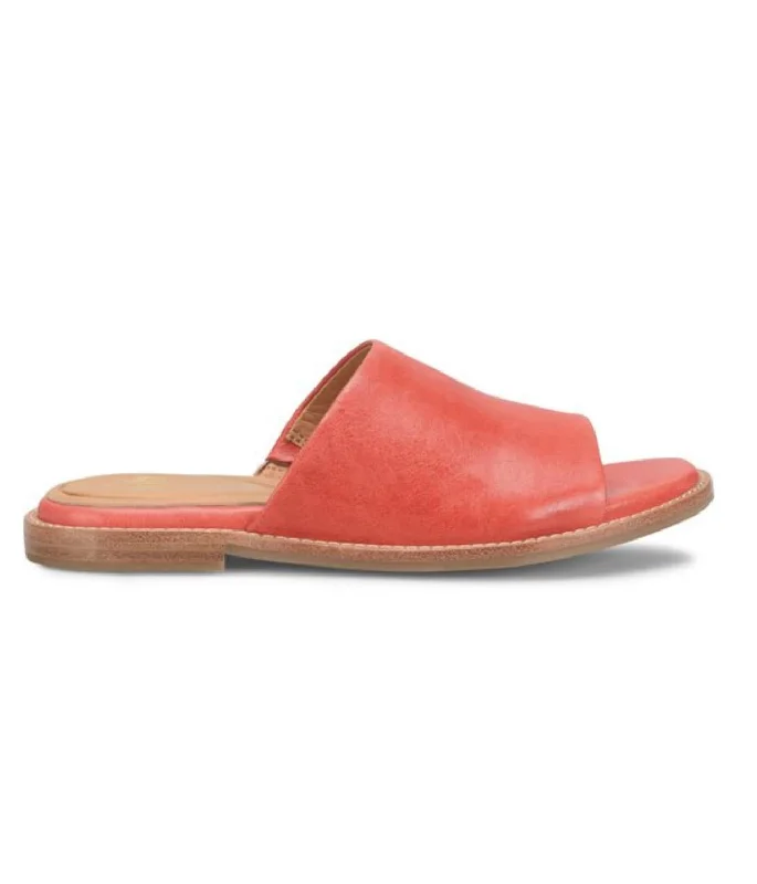 Women's Thong Sandals with a Beaded Design in Multicolor for a Beachy AestheticWomen's Noble Slide Sandals In Red Coral